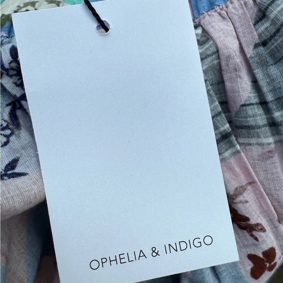 Amazing find! Brand new with tags Vibrant Patchwork Maxi Skirt in Blue - Picture 6 of 6